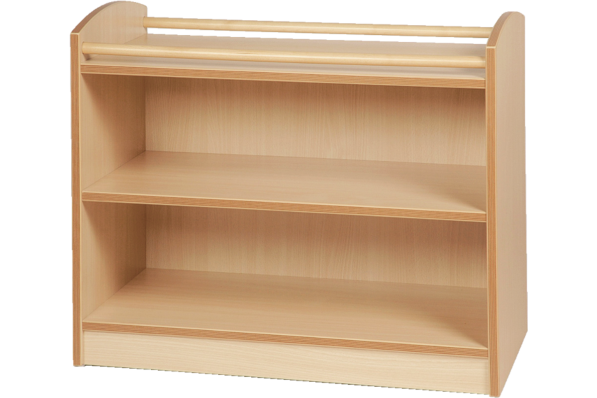 Kast Pamini met spiegel achterwand, beuken, 77 × 40 × 64 cm