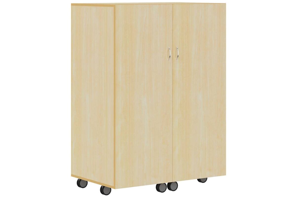 Klapkast Crea ahorn verrijdbaar, 105 x 65 x 146 cm