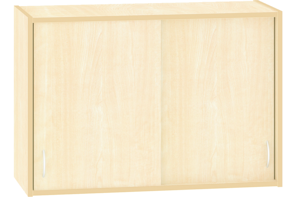 Hangkast met schuifdeuren 100 × 40 × 68 cm, ahorn