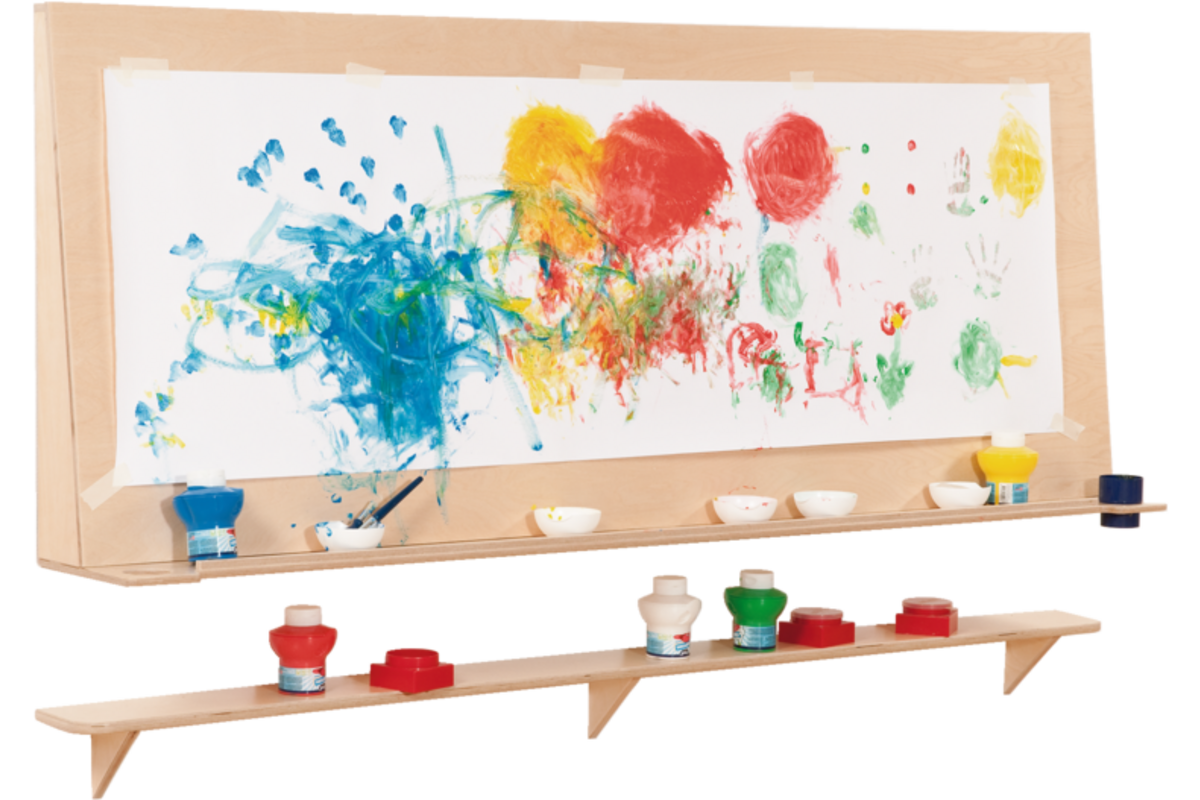 Schilderswandbord berken 200 cm