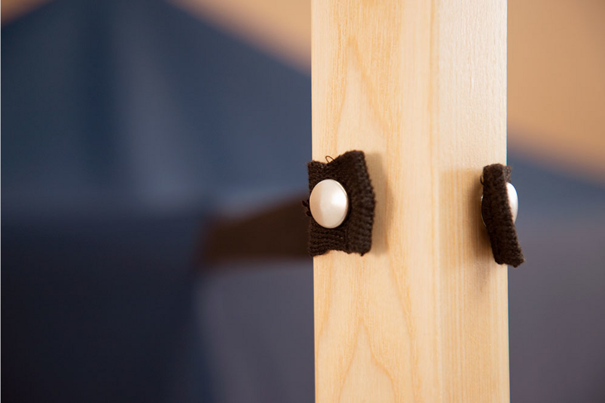 RoomCube bevestigingsset voor de ronde staaf