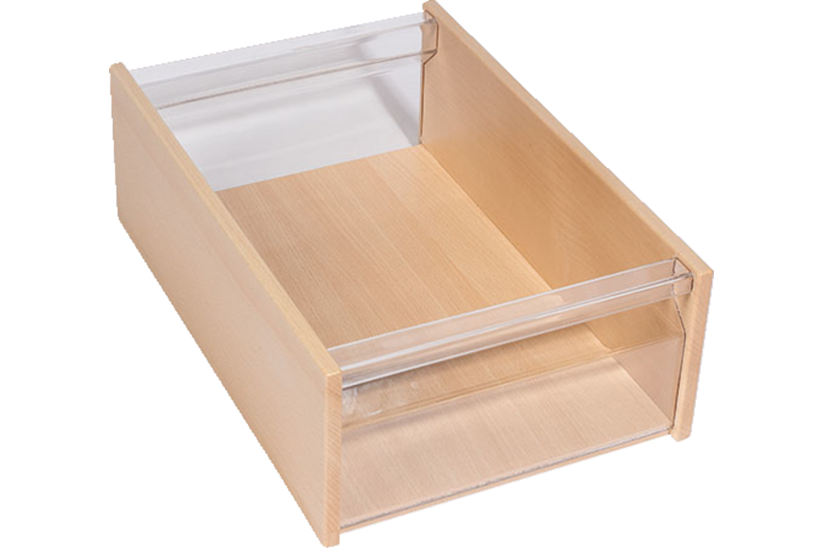 RoomCube materiaalkist met Acrylglasraampjes