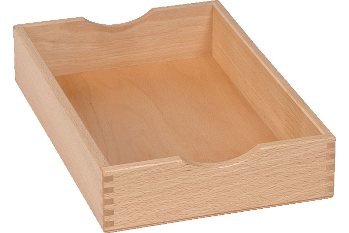 RoomCube materiaalkist plat, formaat A4, Ahorn