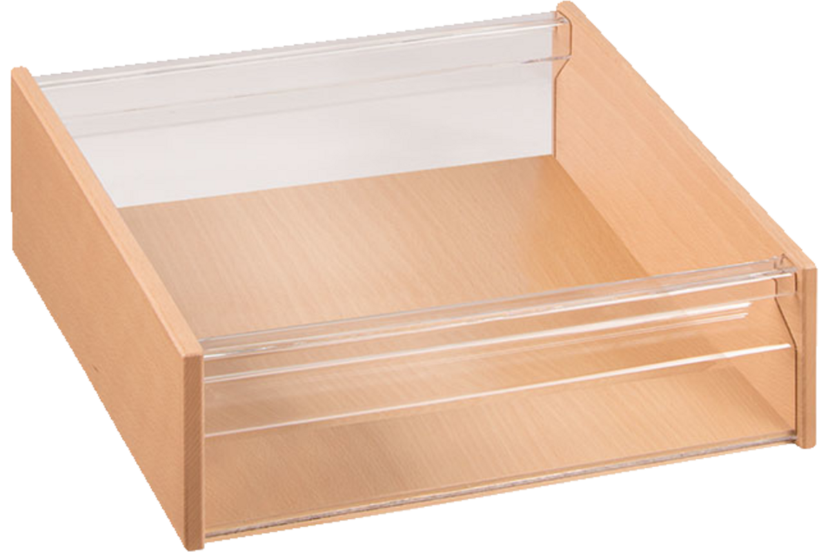 RoomCube materiaalkist met Acrylglasraampjes, breed, 10,3 cm hoog