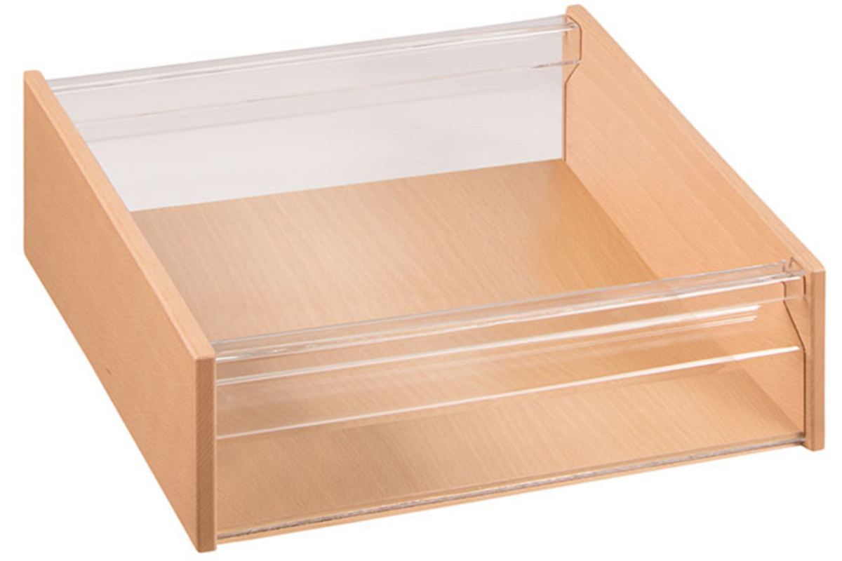 RoomCube materiaalkist met Acrylglasraampjes, breed, 10,3 cm hoog
