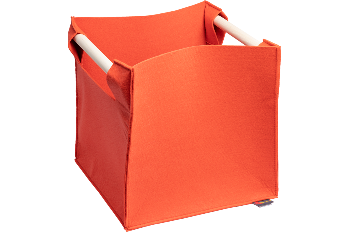Mand van vilt  oranje