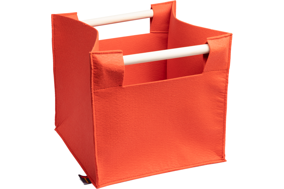 Mand van vilt  oranje