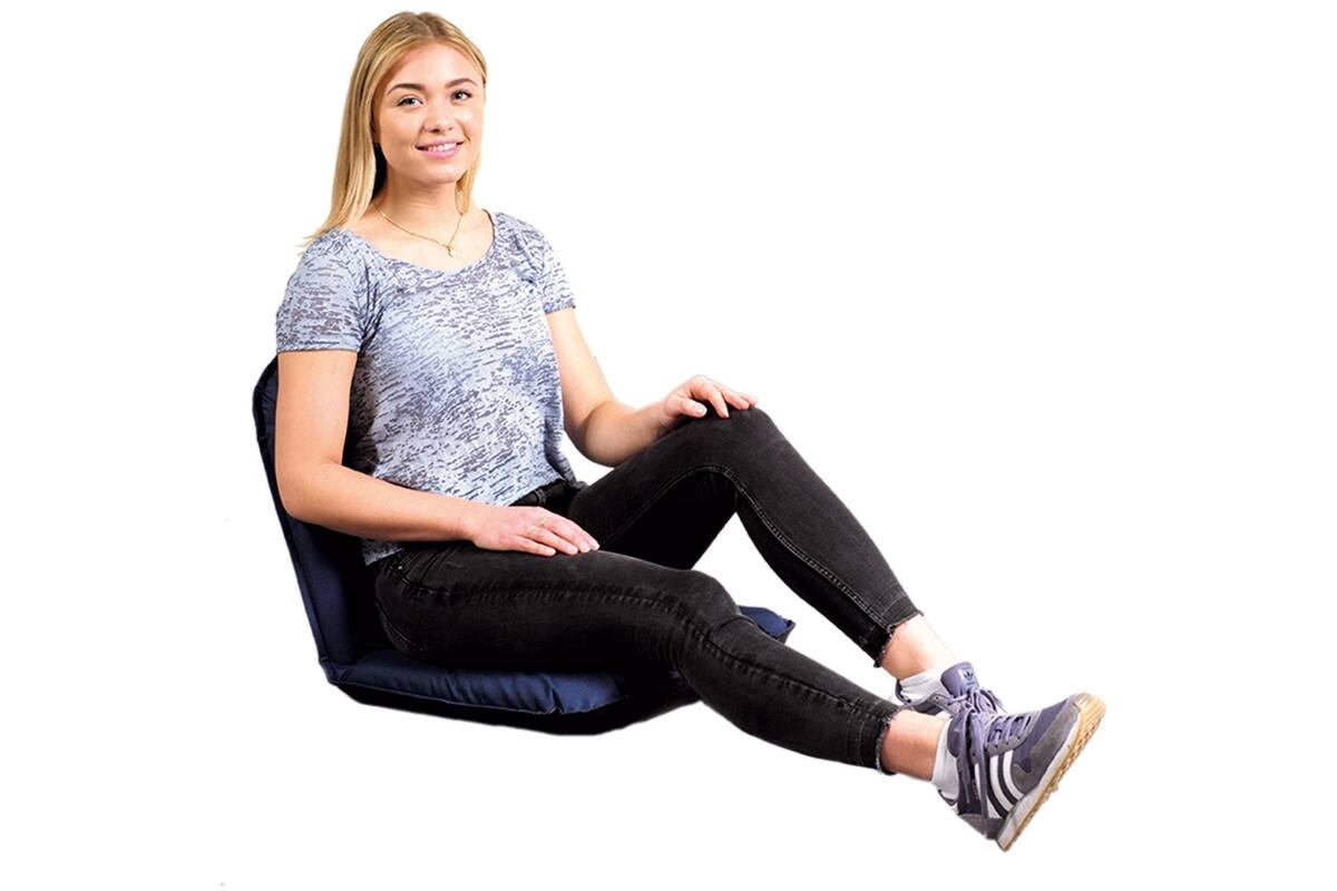 Sitzfix® vloerstoel blauw