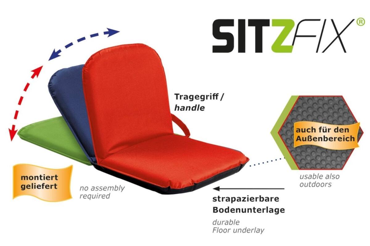 Sitzfix® vloerstoel groen