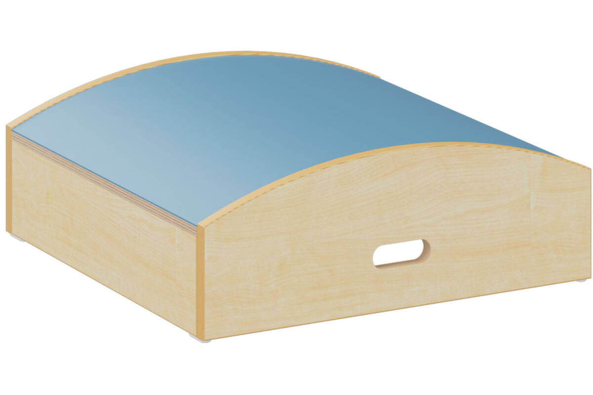 Speelpodium Ahorn |  berg blauw