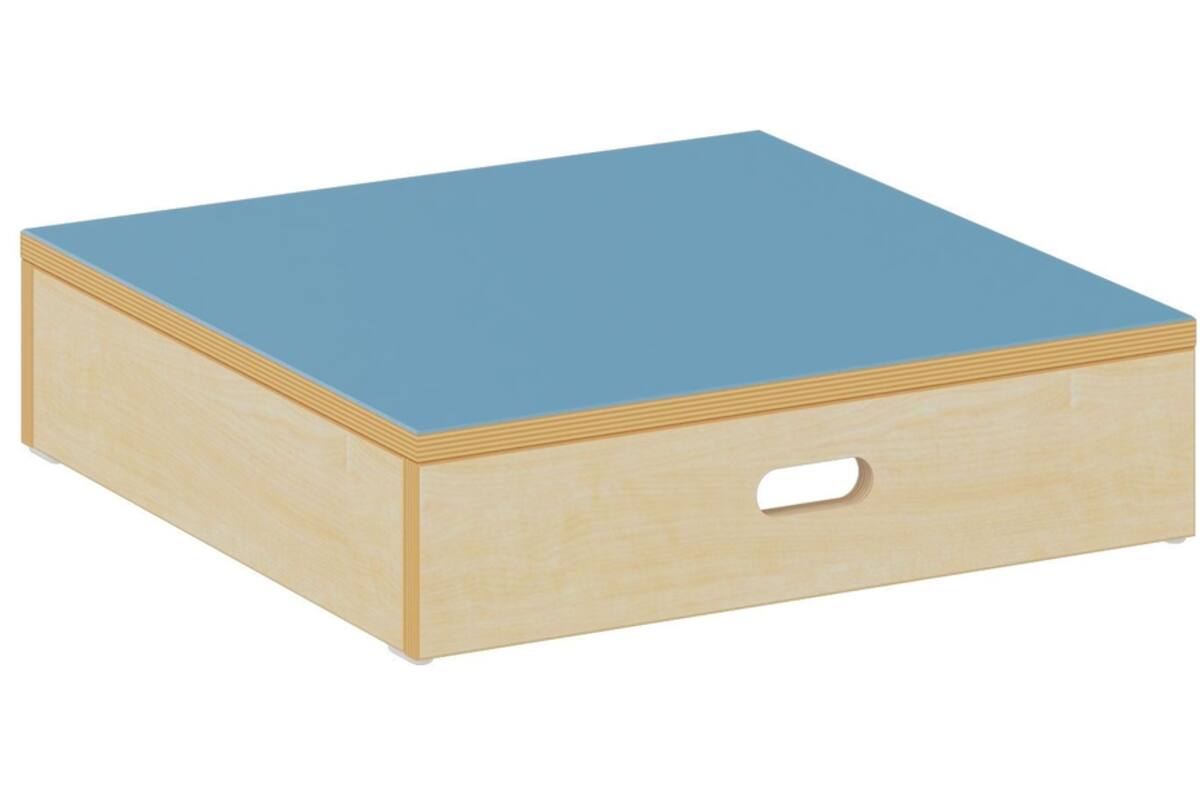 Speelpodium Ahorn |  platform blauw