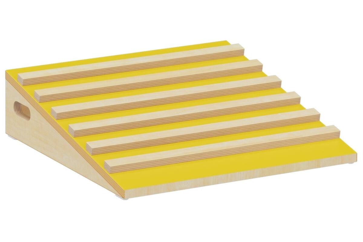 Speelpodium Ahorn |  ladderhelling geel