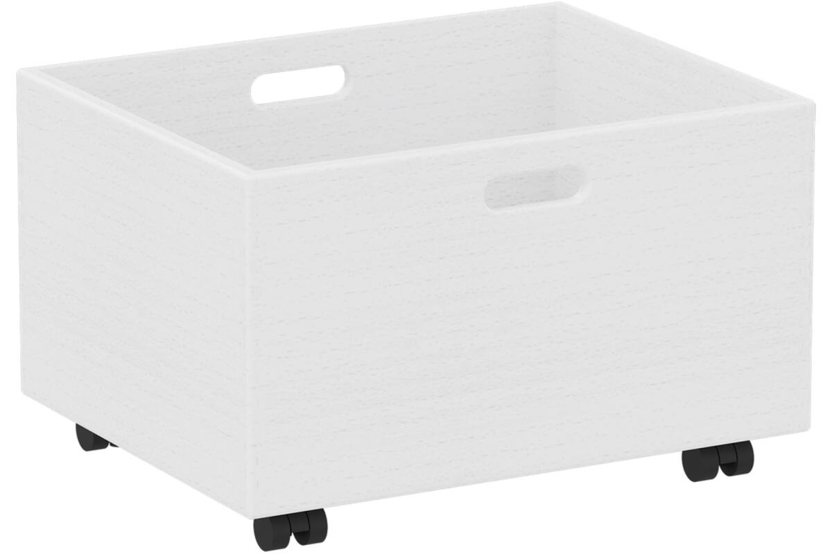 Rolbak wit gebeitst, 46,5 × 37 × 30 cm