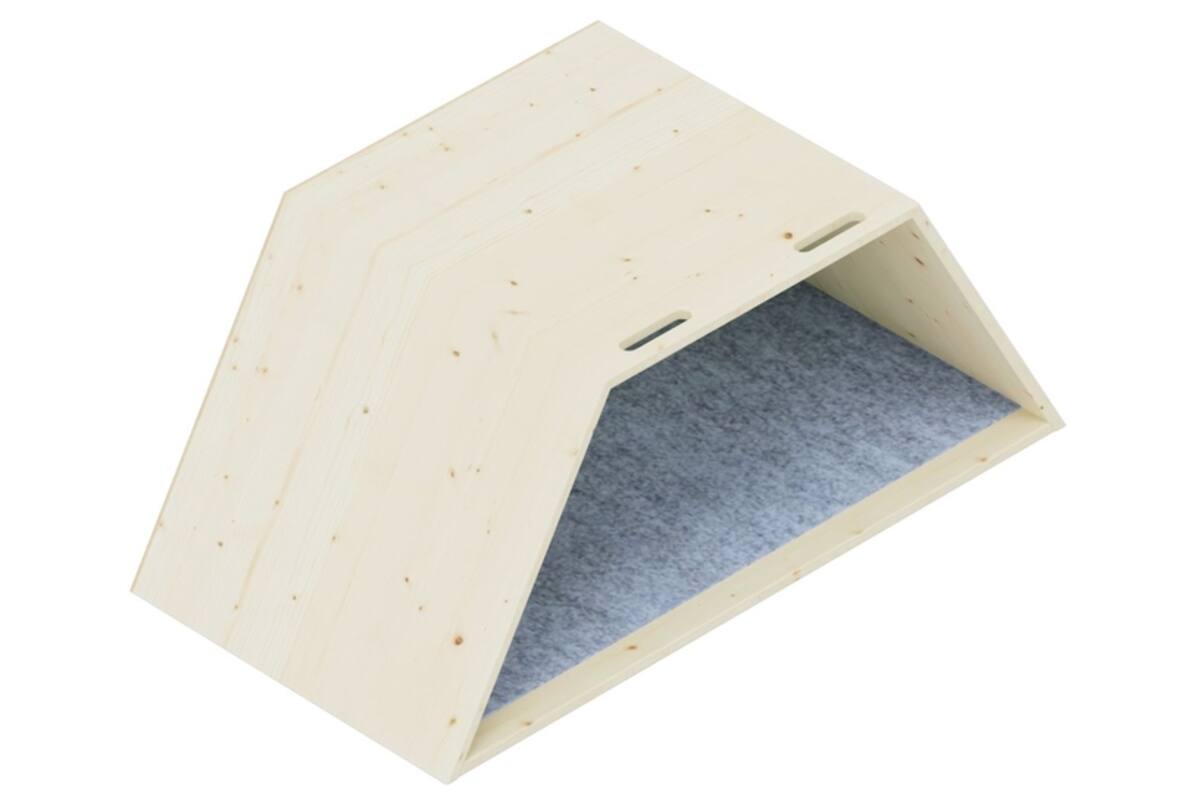 Lernwabe® Flip Halve honingraat  M, bod lichtblauw, achterw lichtgroen (incl. montage)
