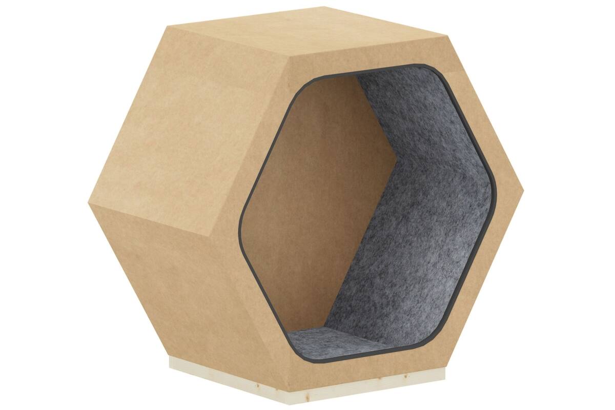 Lernwabe® Kartonnen sokkel voor een hele honingraat