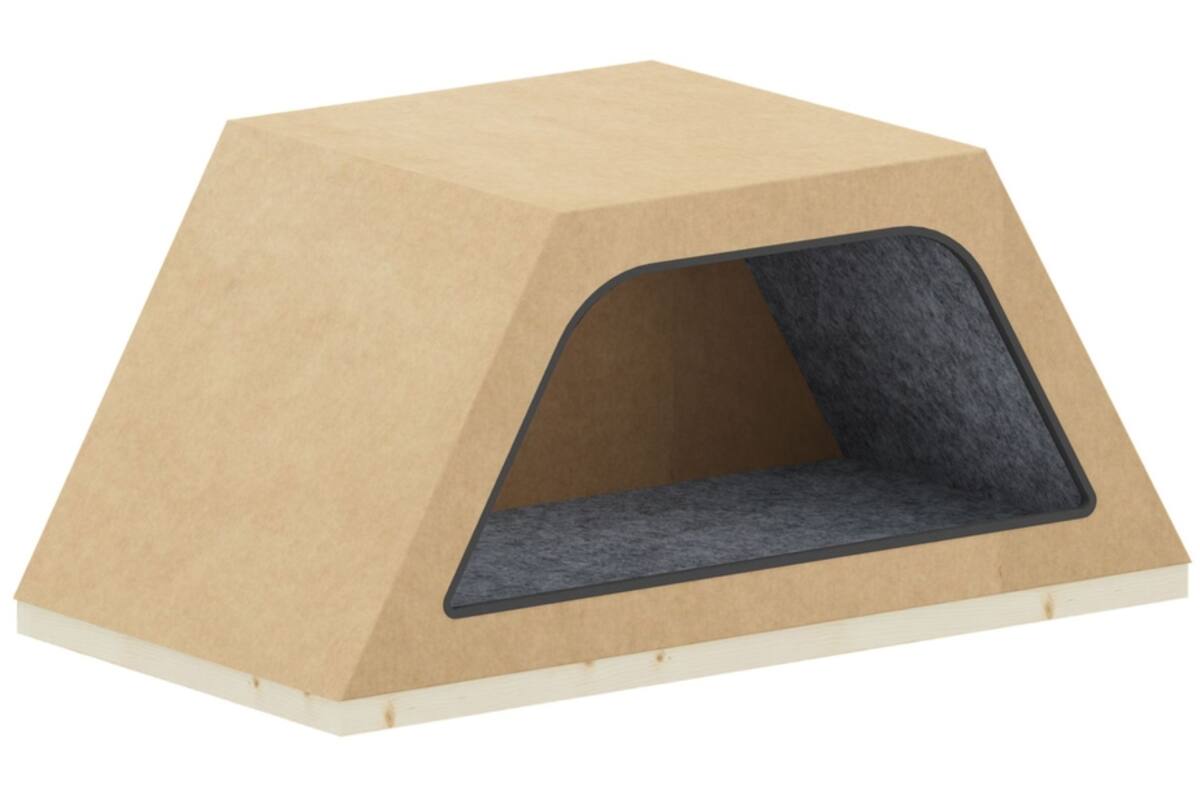 Lernwabe® Kartonnen sokkel voor een halve honingraat