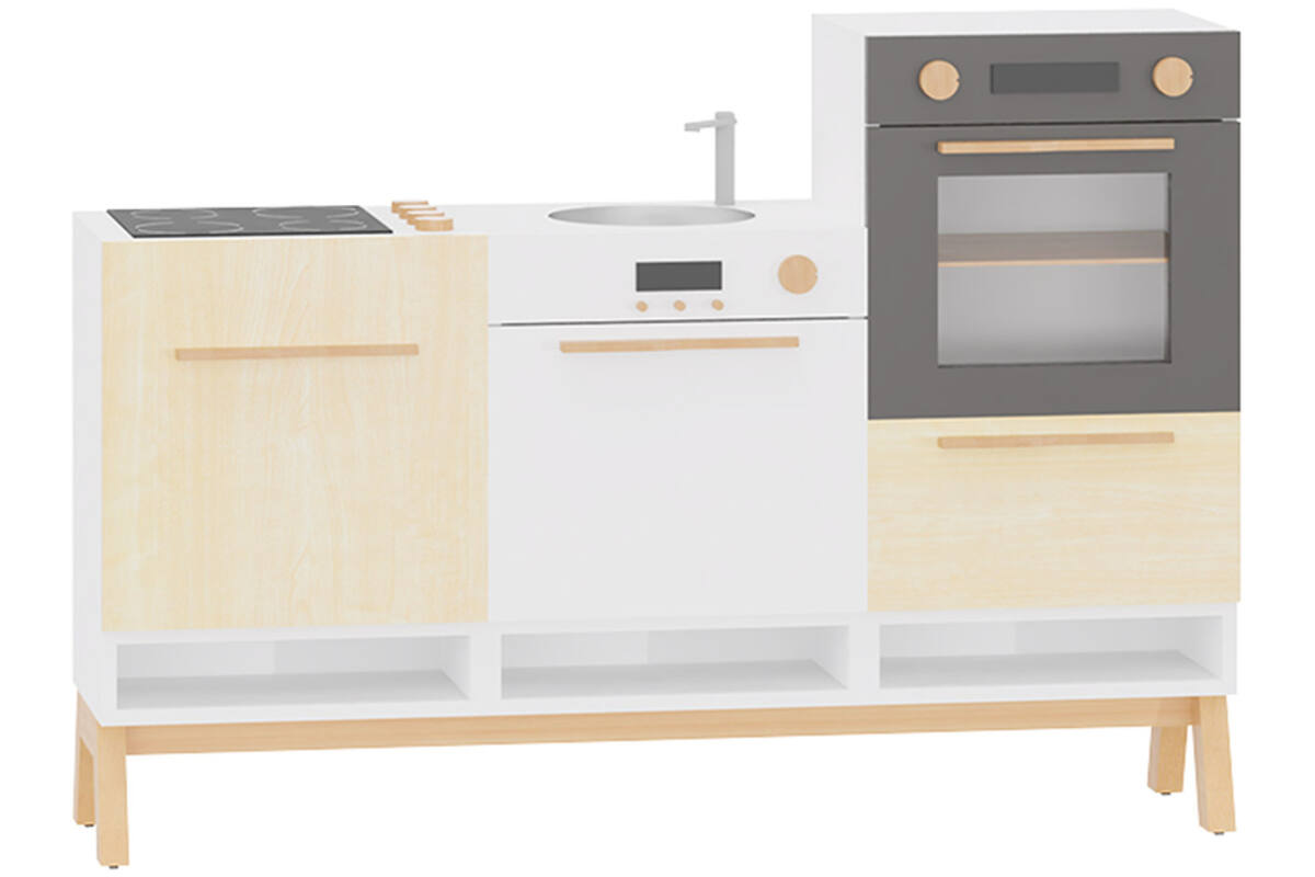 Keukenopstelling combinatie 6 incl.verhoging Kowidu