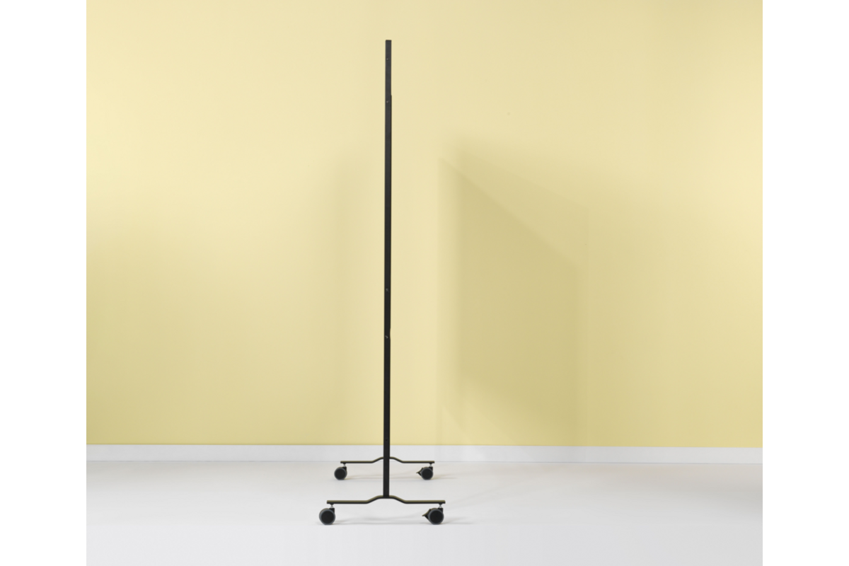 Verrijdbaar Work Board, emailstaal wit, 120x75 cm