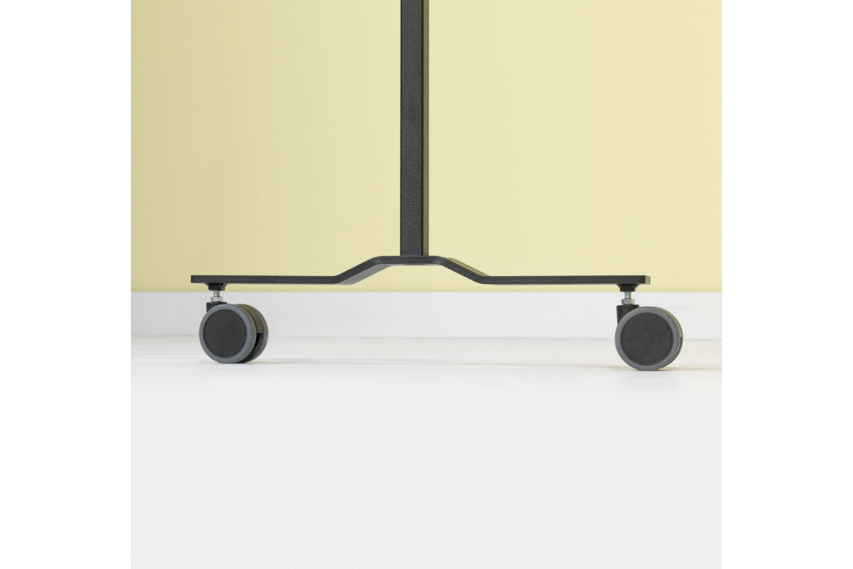 Verrijdbaar Work Board, emailstaal wit, 120x150 cm