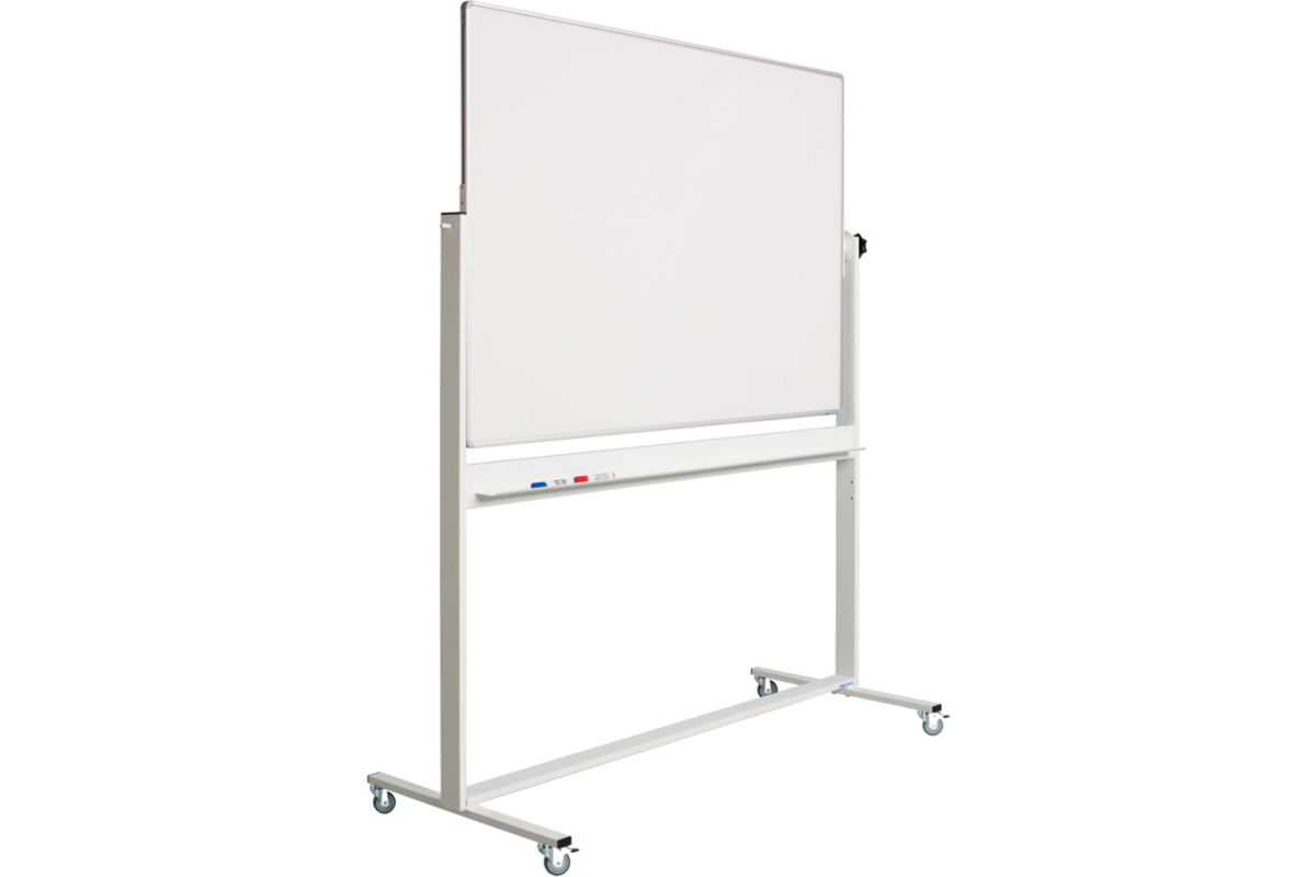 Kantelbord RC10mm profiel, email wit/wit incl. solid onderstel 100x200