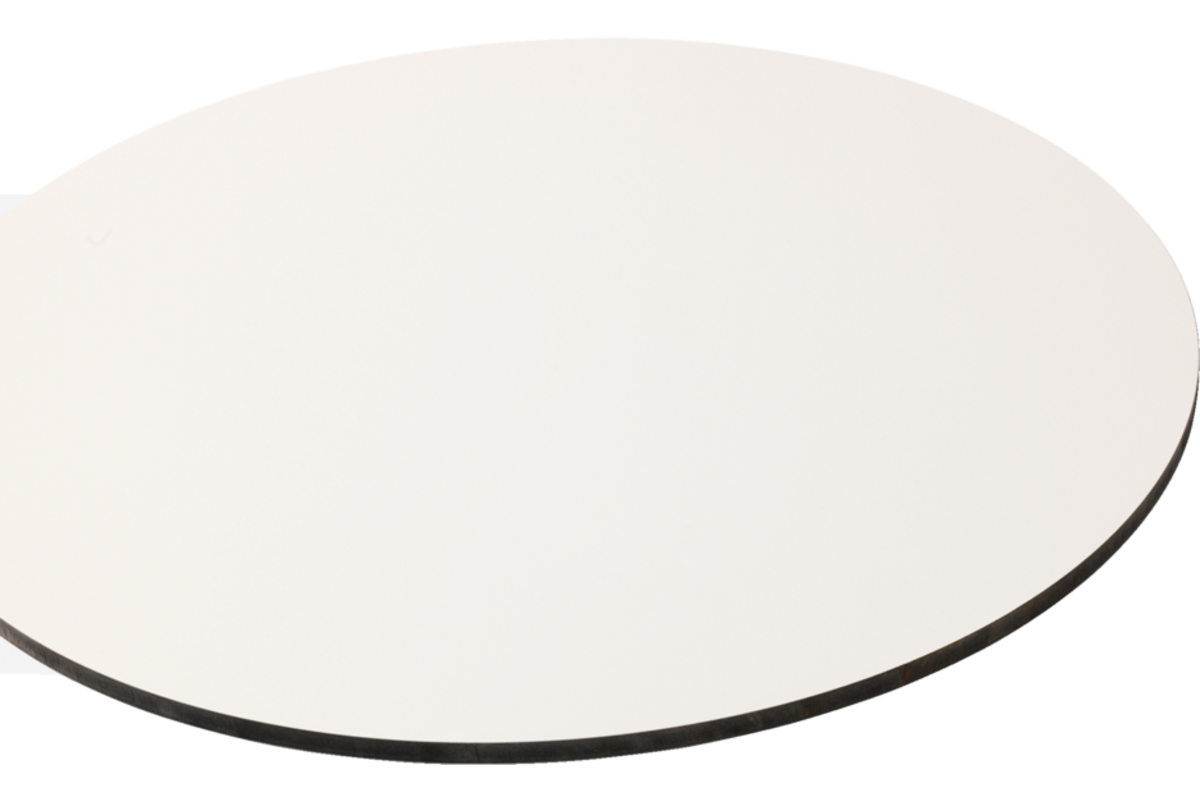 Whiteboard Chameleon emaille rond met zwarte rand Ø 98 cm
