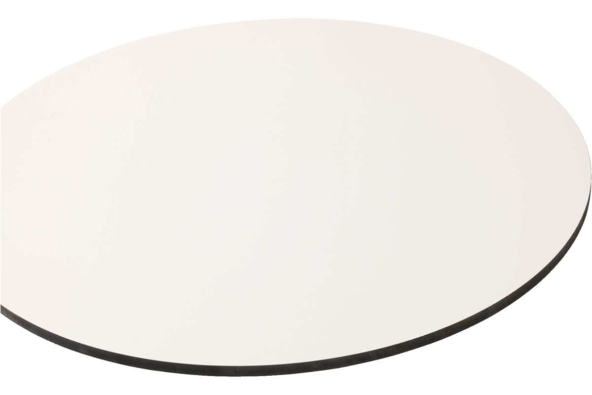 Whiteboard Chameleon emaille rond met zwarte rand Ø 118 cm