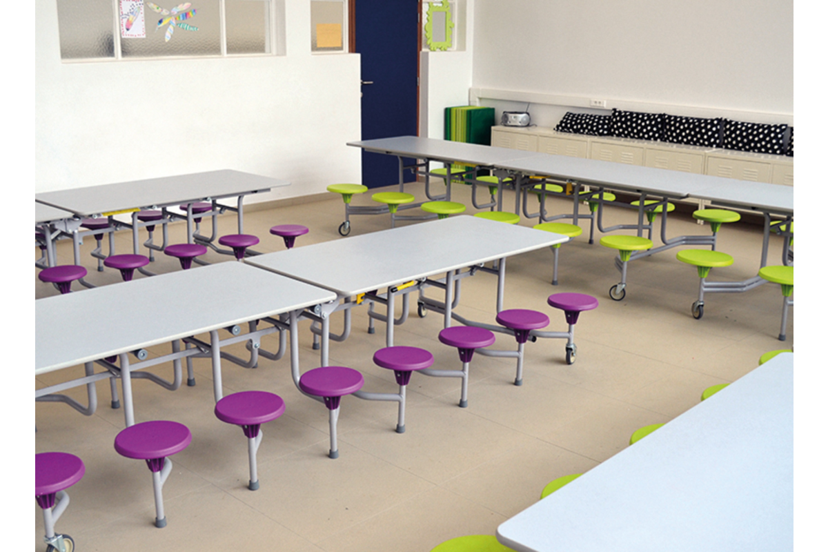 Rechthoekige tafel, 12-zitter 305 x 68 x 150 cm(LxBxH)