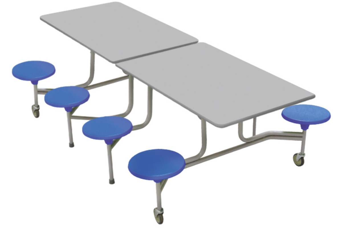 Rechthoekige tafel, 8-zitter 243 x 68 x 150 cm(LxBxH)