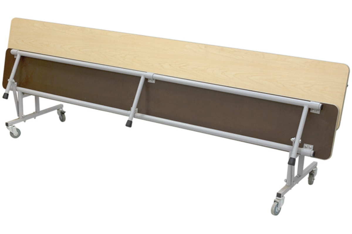 3-in1 tafel/zitbanken, H68 183cm x 69cm (zithoogte 37,5cm)