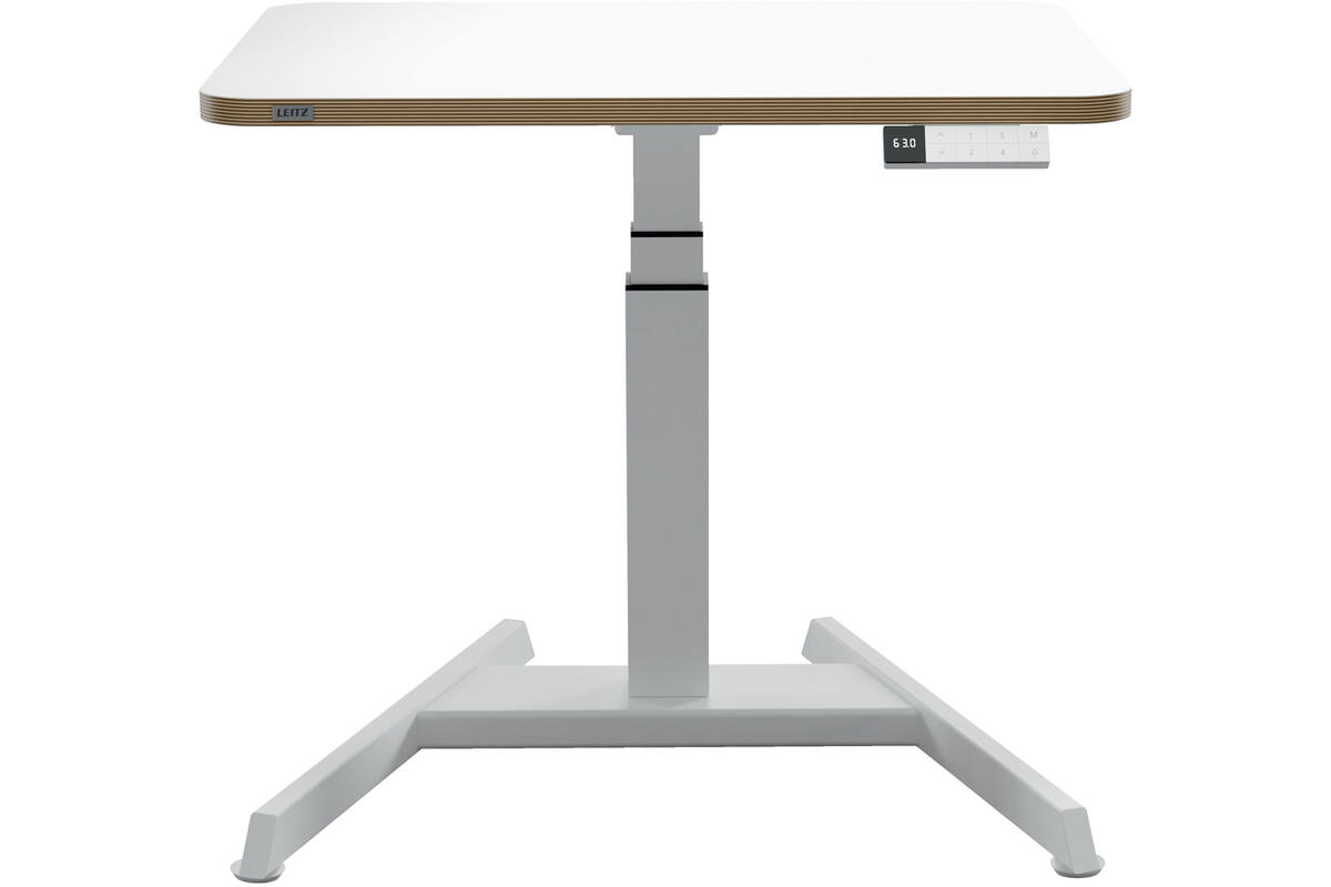 Leitz Ergo Elektrisch Zit-Sta Bureau (80x60 cm) met sta-op herinneringsfunctie