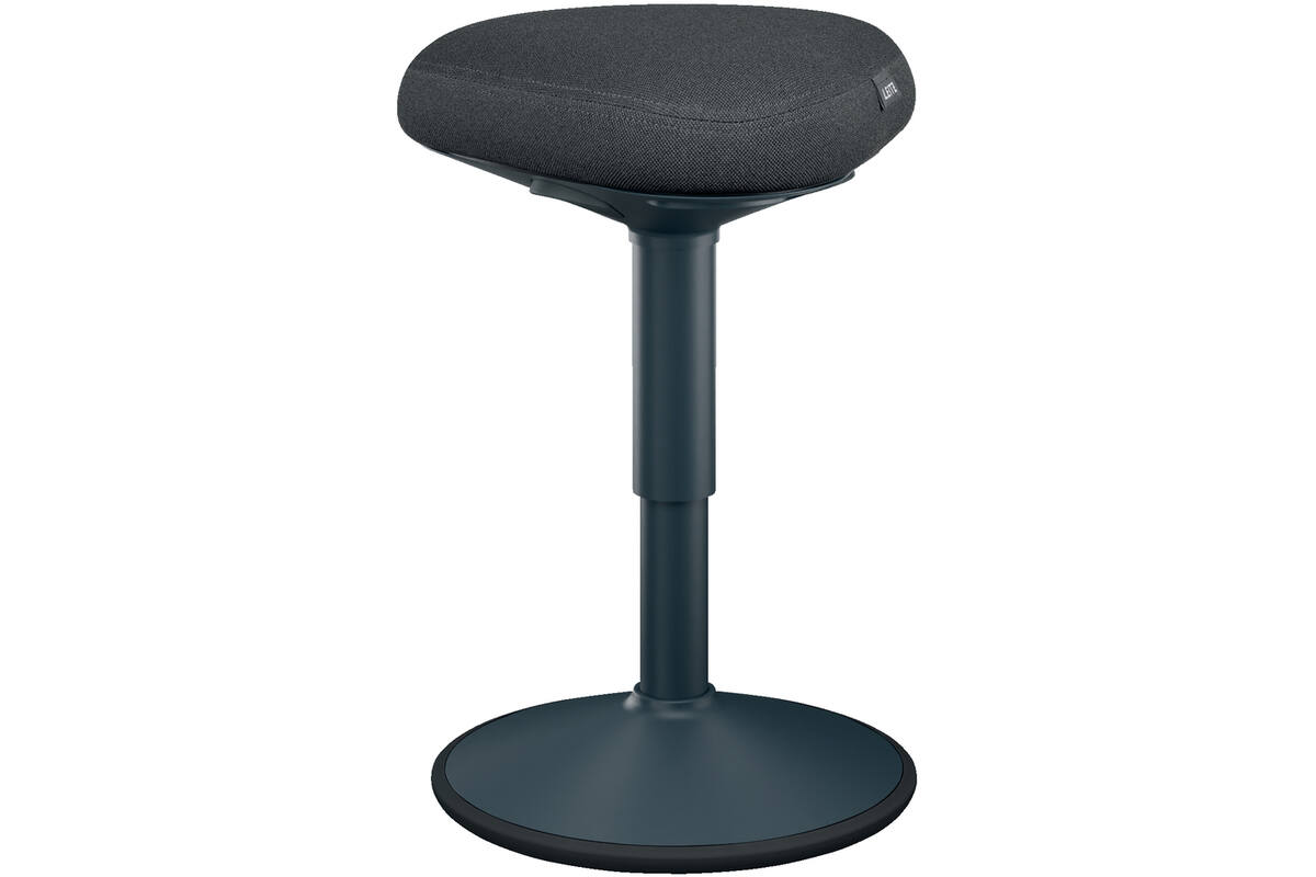 Leitz Ergo Wiebel Zitkruk met Gasveer (47 - 64 cm) donkergrijs