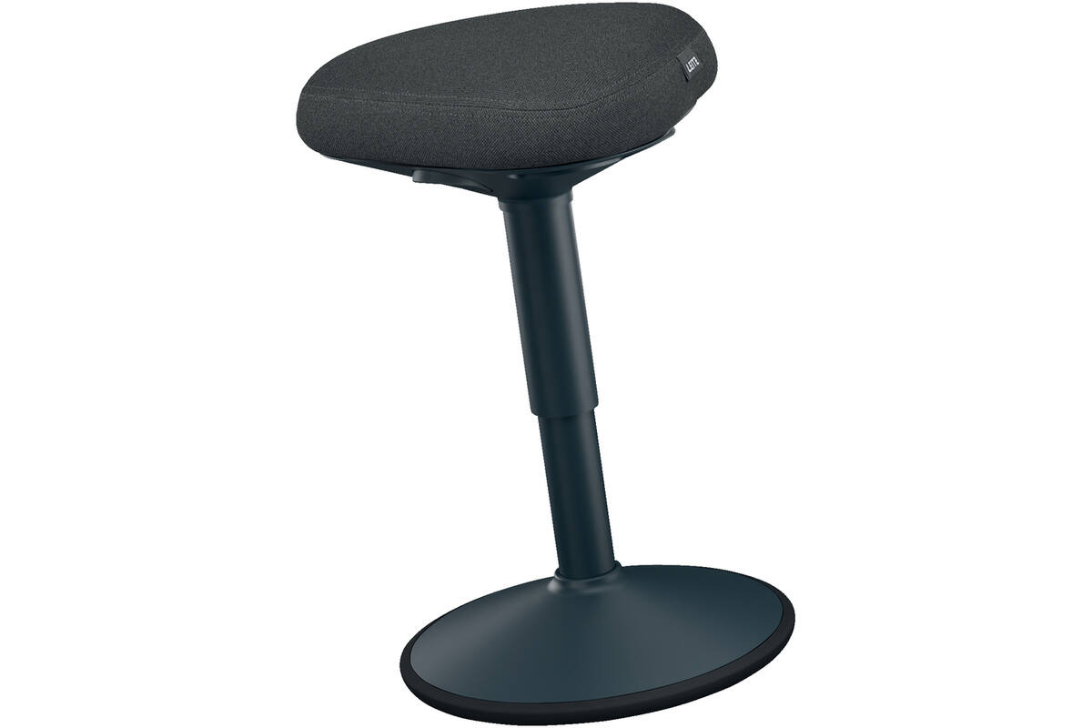 Leitz Ergo Wiebel Zitkruk met Gasveer (47 - 64 cm) donkergrijs