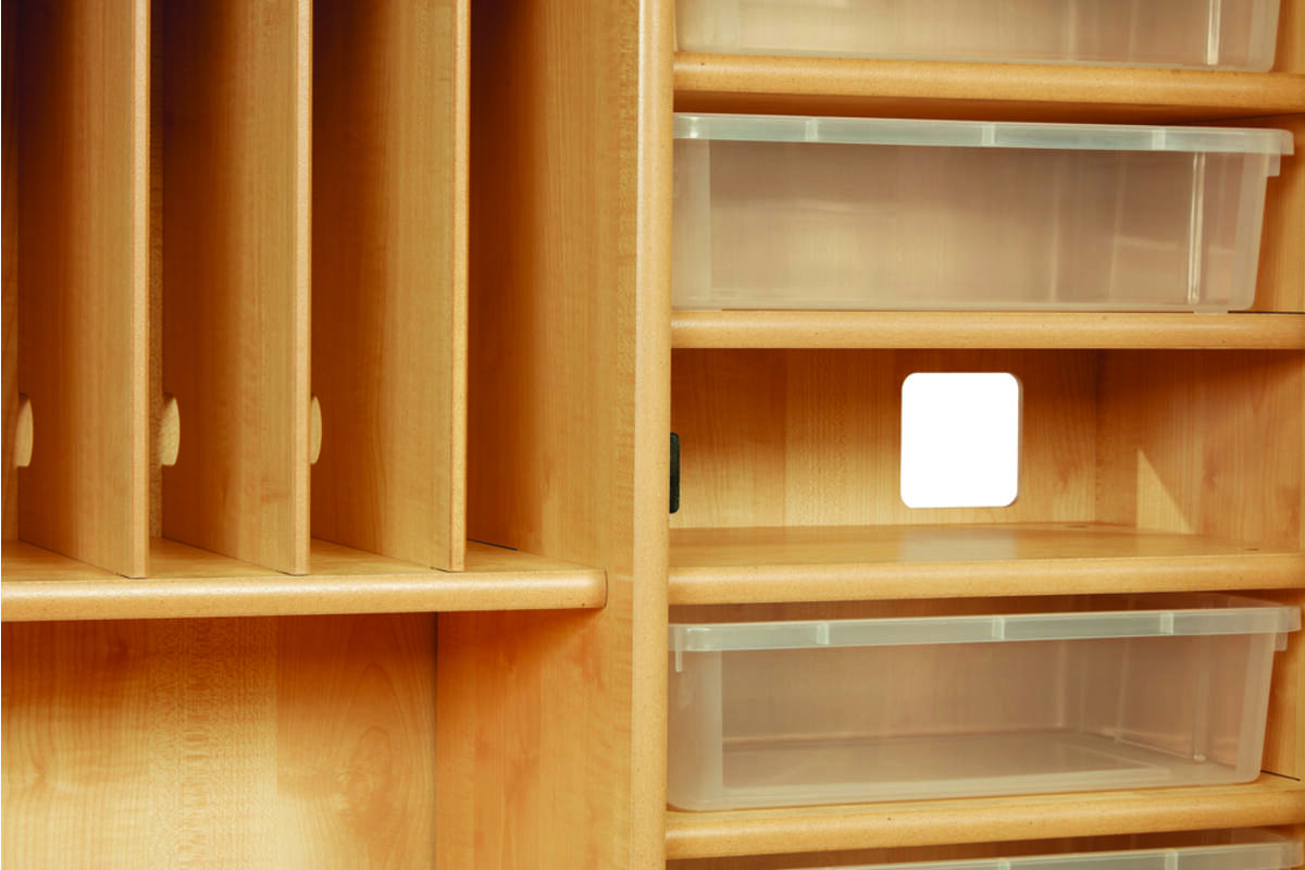 Kast multifunctioneel - Blad en onderstel van Esdoorn, PT1150