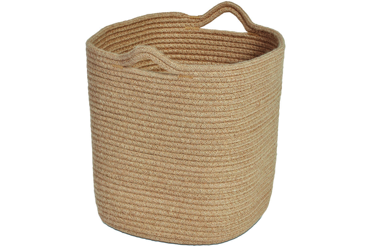 Mand van touw, naturel, diep, set van 6 stuks, PT1328