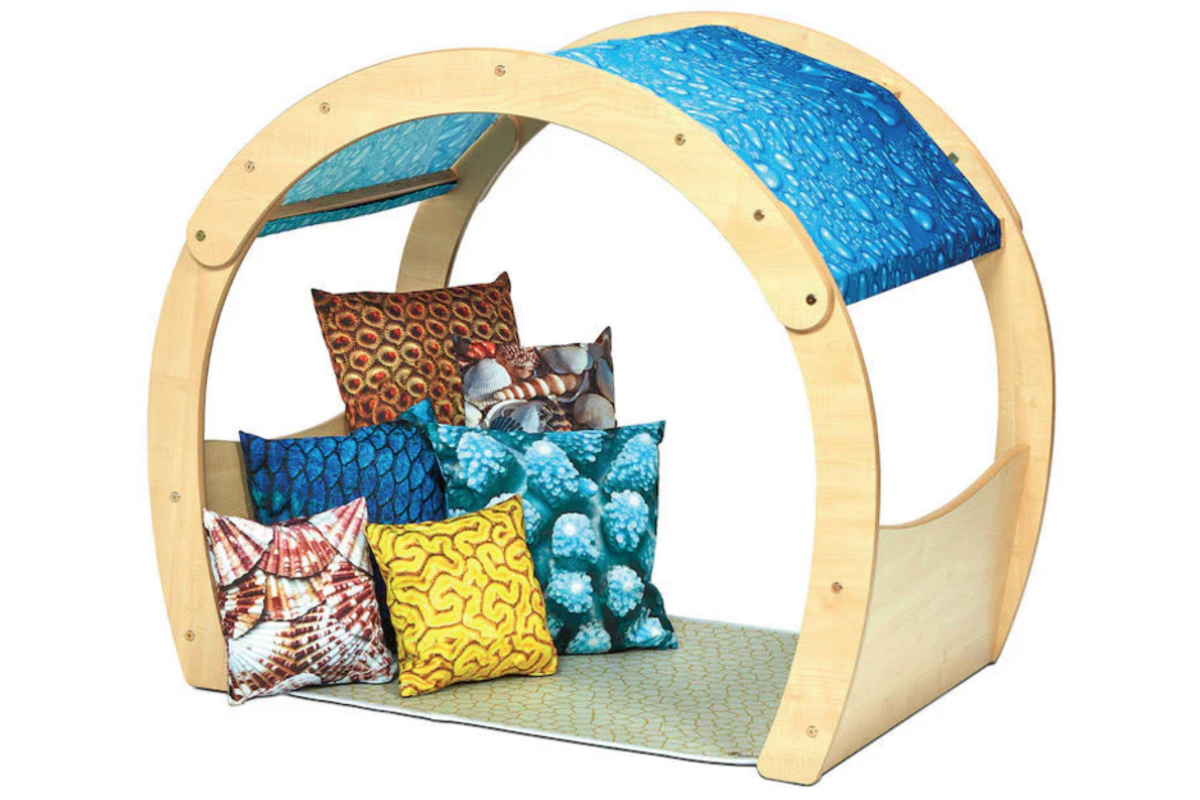 Kleine gezellige grot met onderzeese accessoire-set, PT1022