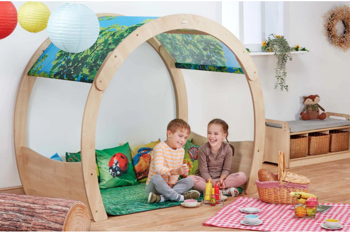 Grote gezellige hoek met natuuraccessoireset, excl montage, PT1283