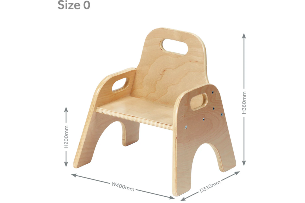 Stapelstoel, beuken - set van 4, zithoogte 210 mm, PT723