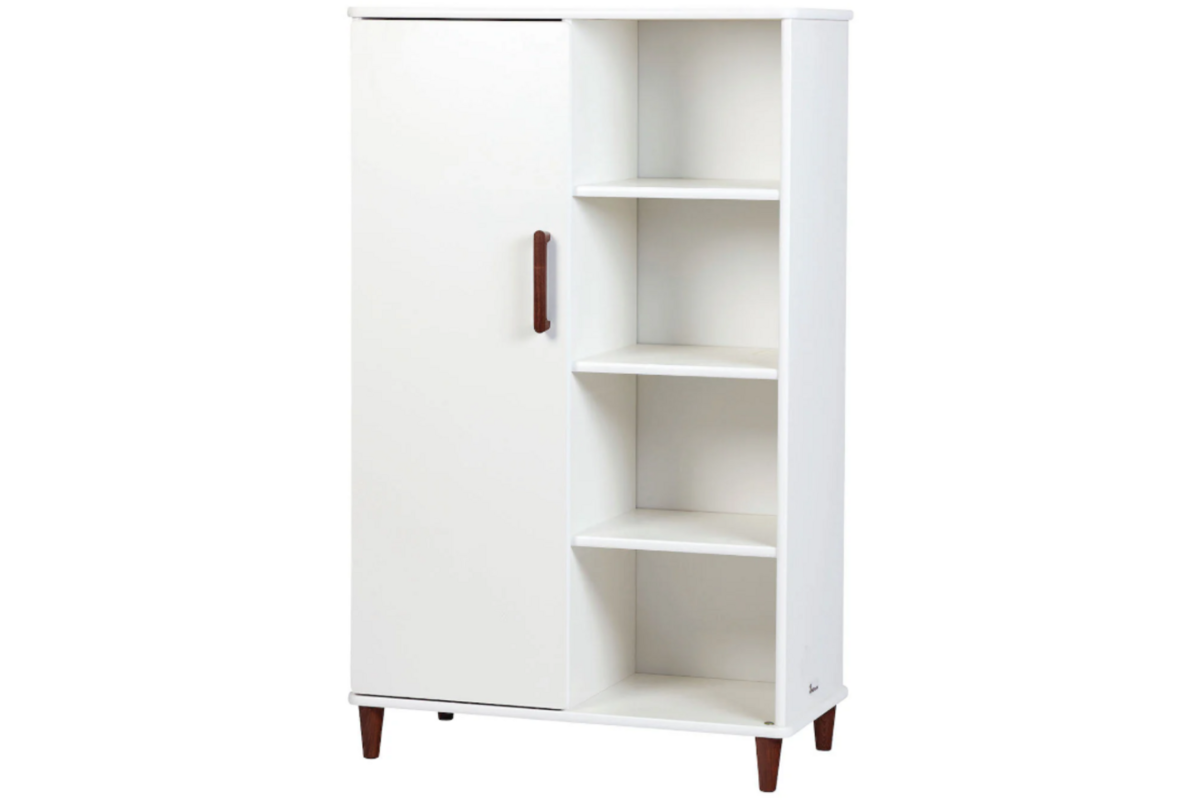 Kast met enkele deur, wit, PT936