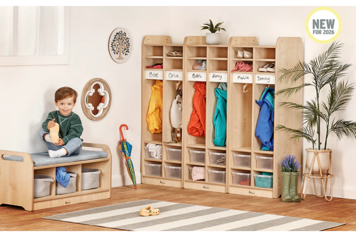 Kleuter garderobe (6 kinderen), PT1378