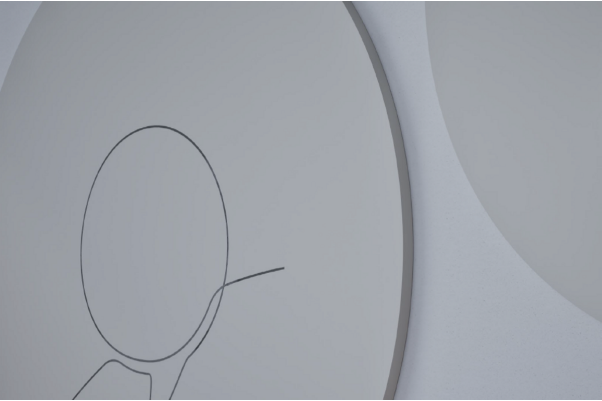 Chameleon Round - Doorsnede 60 cm, Satin Stone