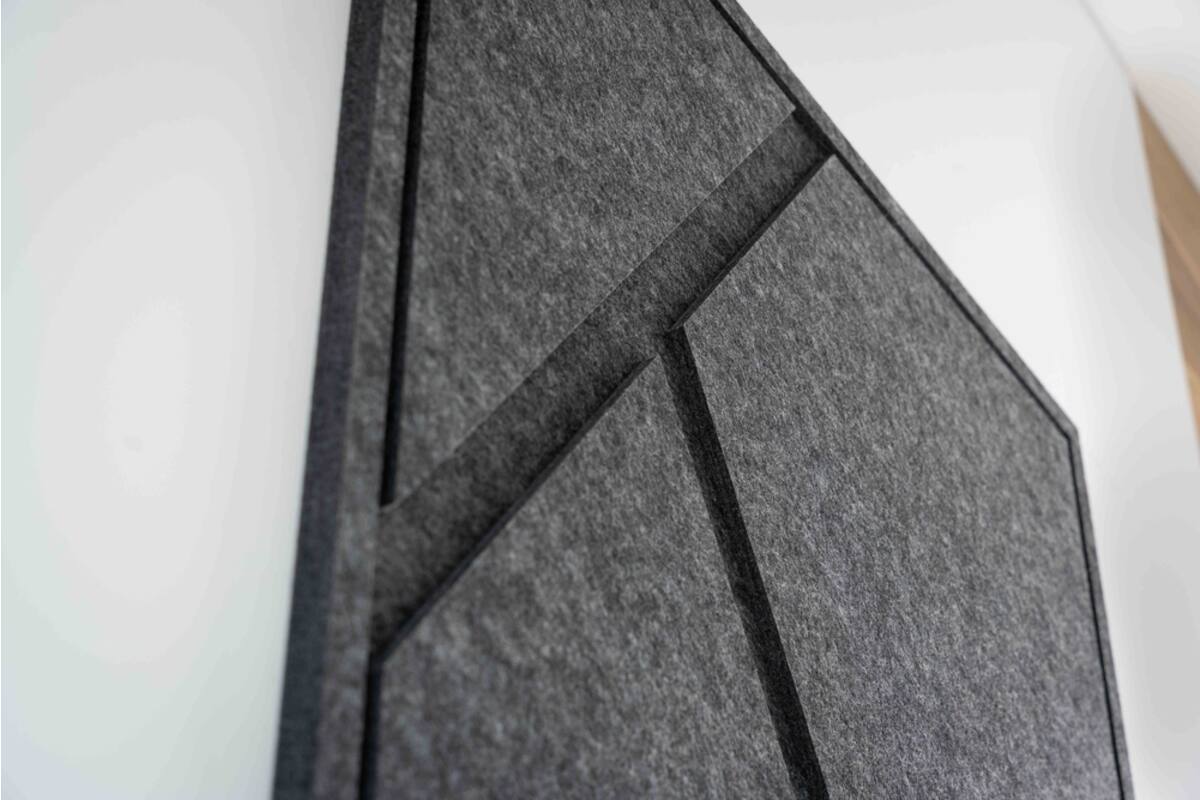 GEO Large - Acoustic Art - Antraciet, 1 stuk, 120x80 cm