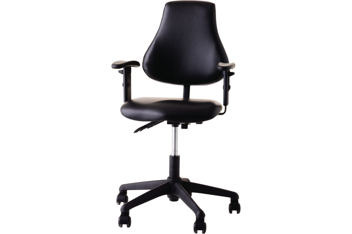 Leidster / voedingsstoel Comfort zwart met armleggers
