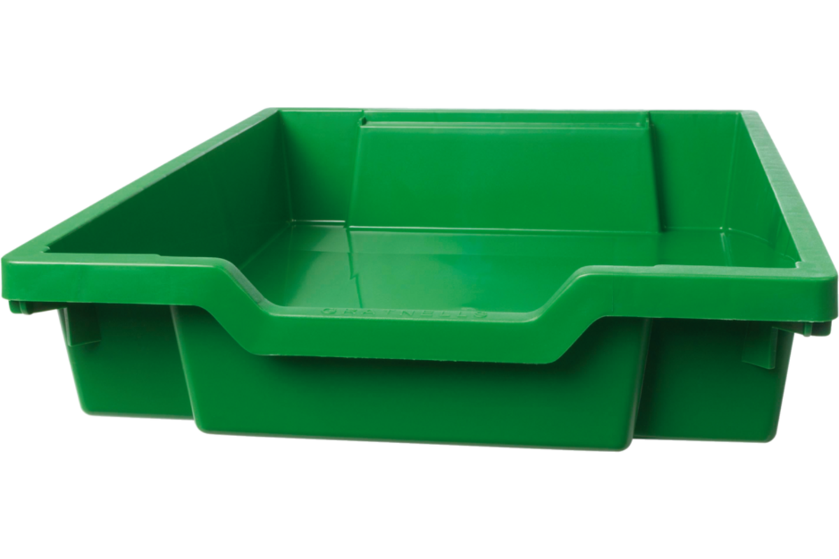 Gratnell lade F1 - 31 x 43 x 7,5 cm (lxdxh), groen / Grass Green (10)