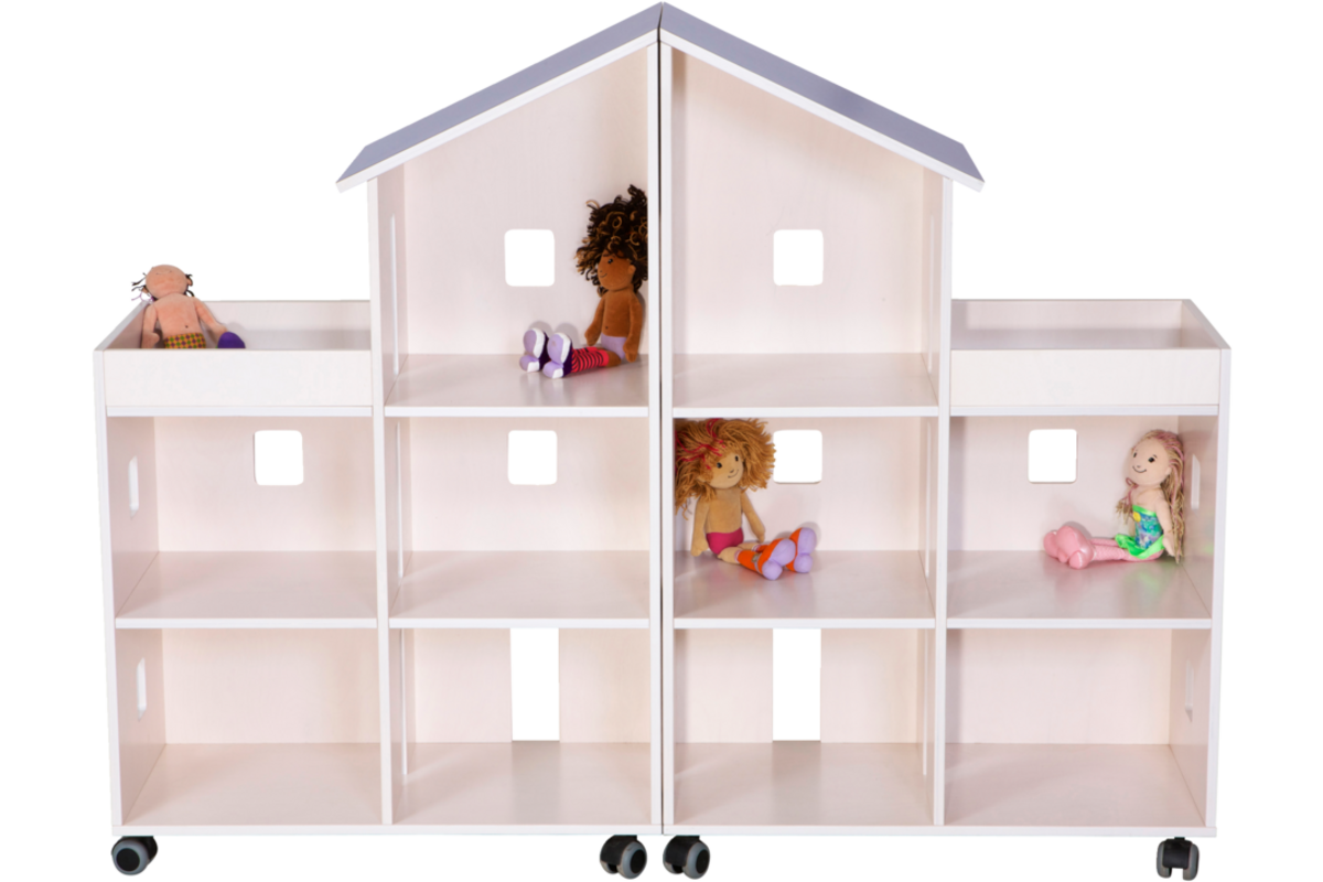 Klip Klap poppenhuis H115xB150xD37,5 cm dak