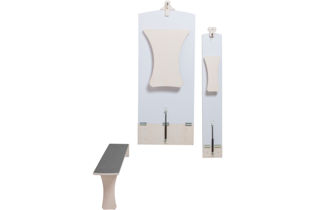 Opklapbank los Lengte 120xH45 cm, inclusief montage