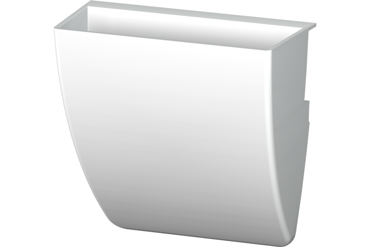 Opbergbakclip wit