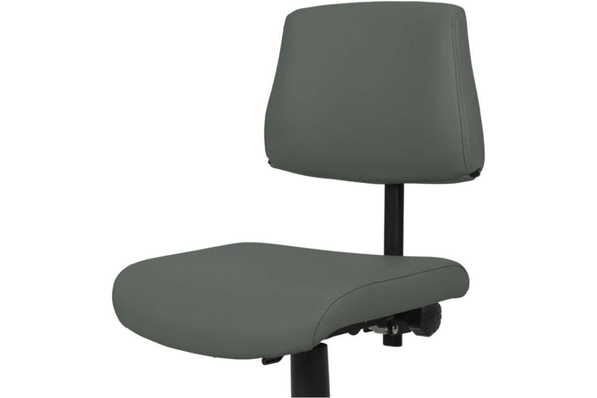 Stoel zithoogte 43-57 cm, luxe kunstleder Olijf/16