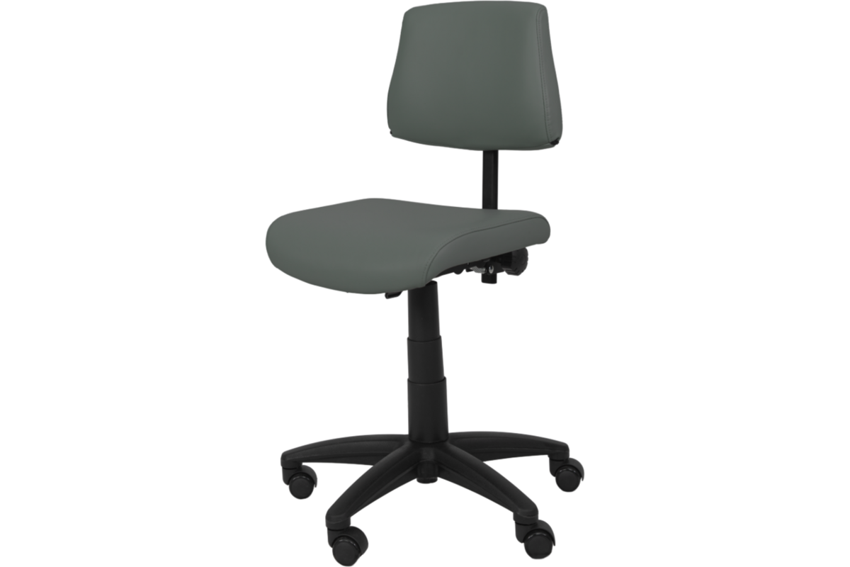 Stoel zithoogte 43-57 cm, luxe kunstleder Olijf/16
