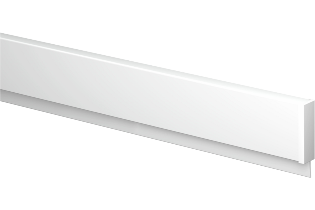 Info Rail wit 50 cm (inclusief bevestigingsmateriaal en eindkappen)