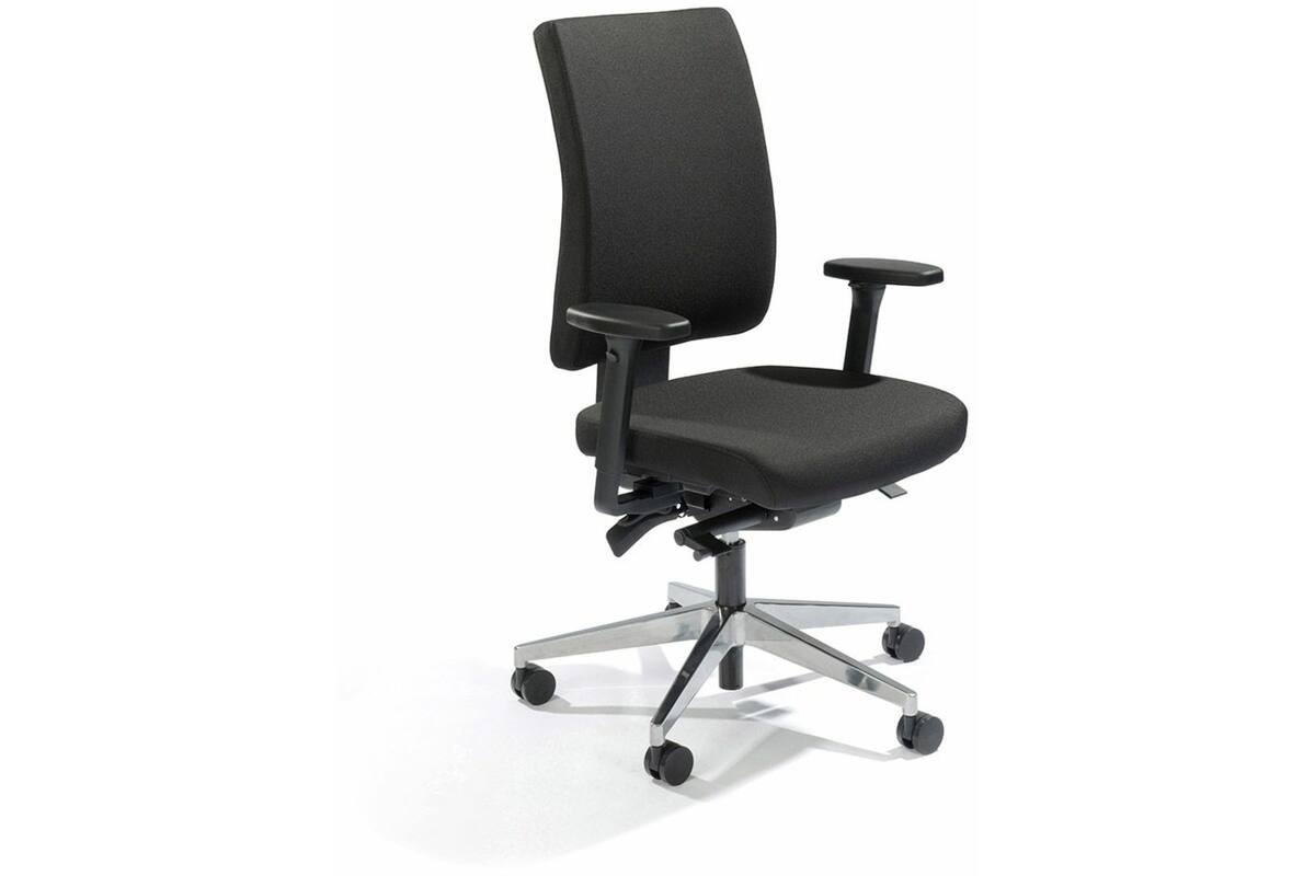 Bureaustoel Custom , NPR 1813 zwart, PHD wielen 65 mm